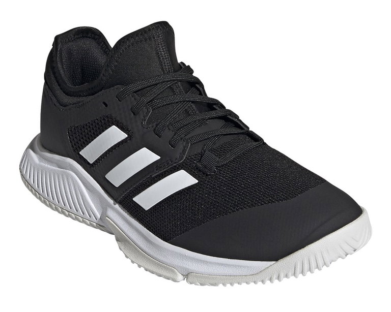adidas Hallen-Indoorschuhe Court Team Bounce schwarz/weiss Damen